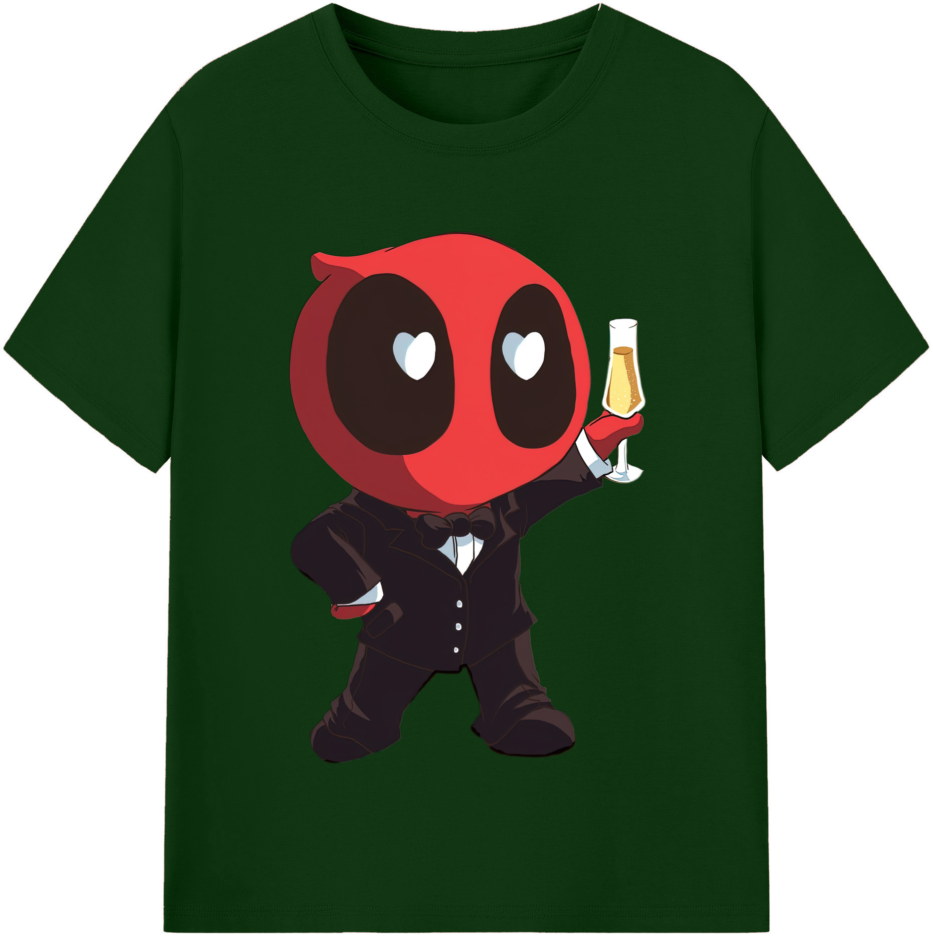 （画像用） Deadpool デッドプール 綿100％半袖Tシャツ（フロントプリント）